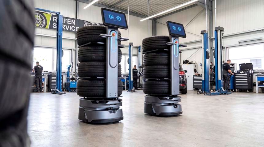 Service-Robotik im Einsatz