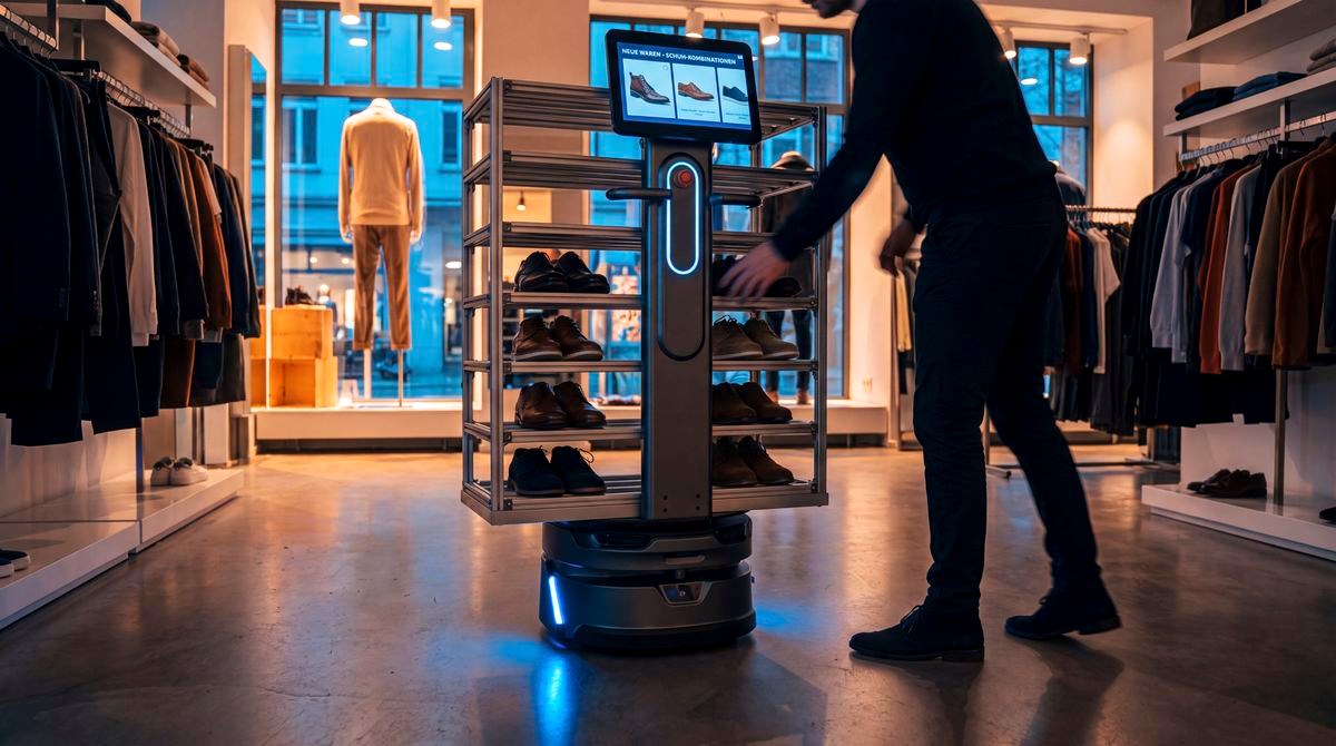 CarryBot D100 im Einsatz
