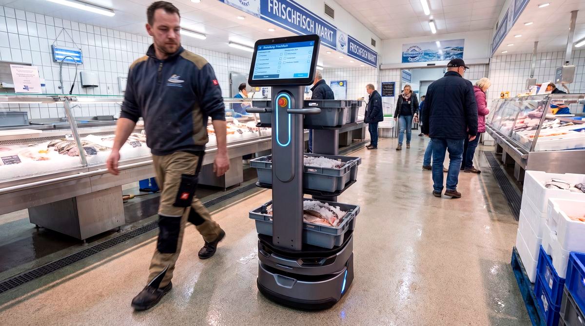 CarryBot D100 im Einsatz