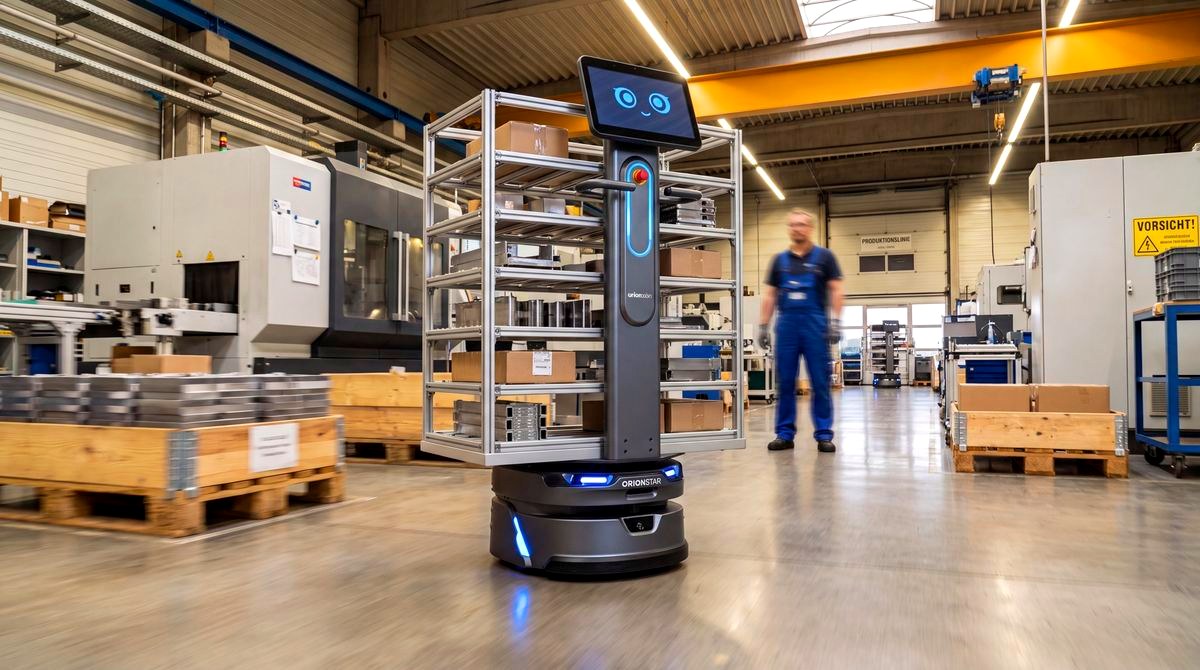 CarryBot D100 im Einsatz