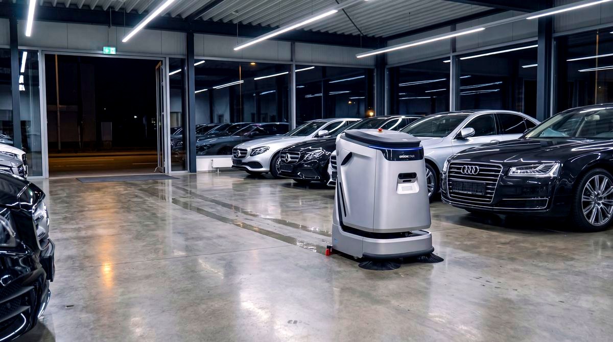 CleaniBot C5 im Einsatz
