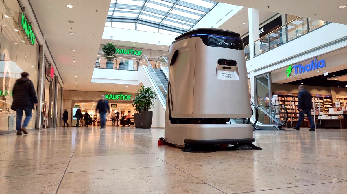 CleaniBot C5 im Einsatz