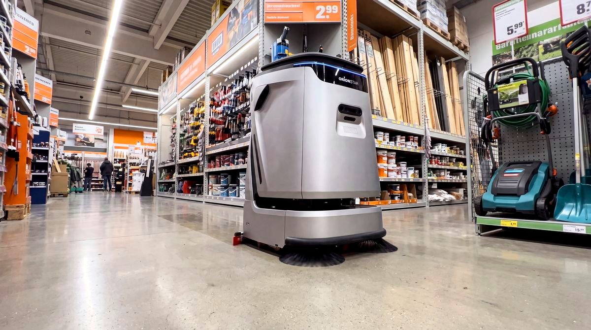 CleaniBot C5 im Einsatz