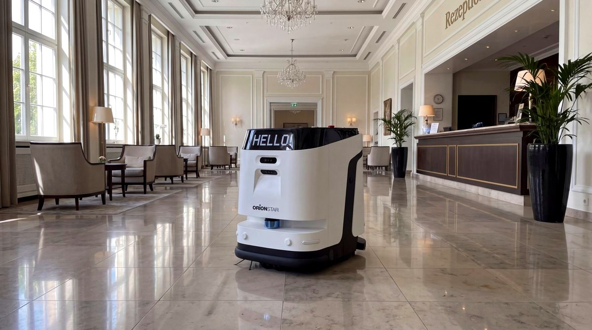 CleaniBot K1 im Einsatz