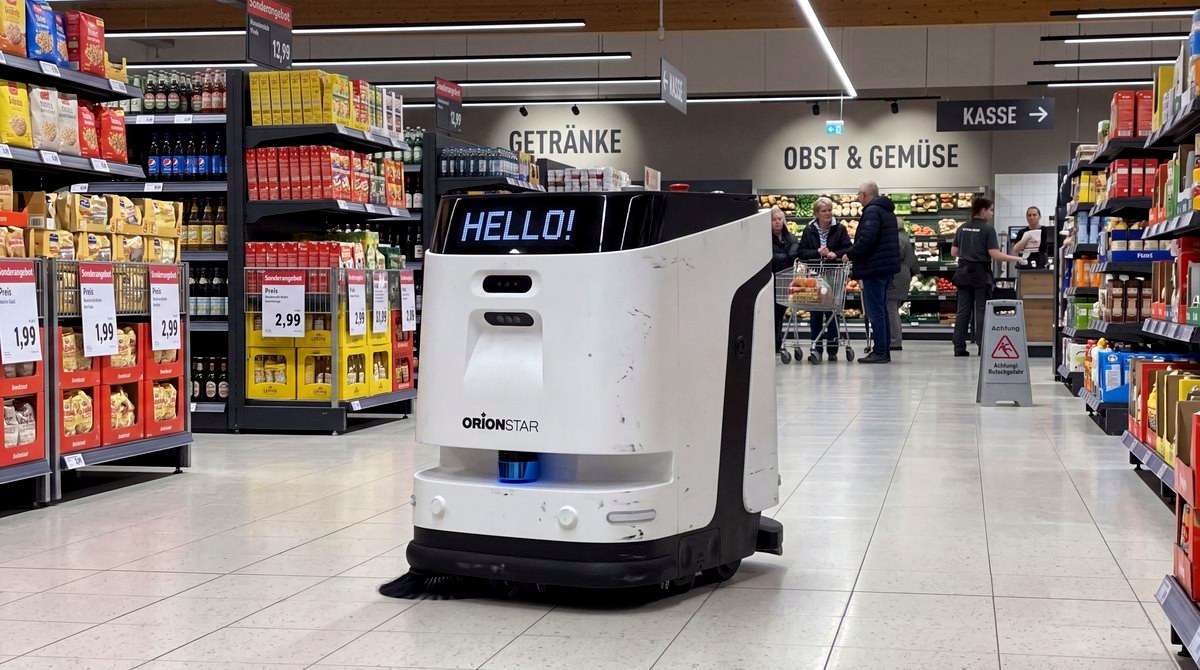 CleaniBot K1 im Einsatz