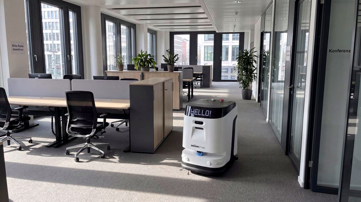 CleaniBot K1 im Einsatz