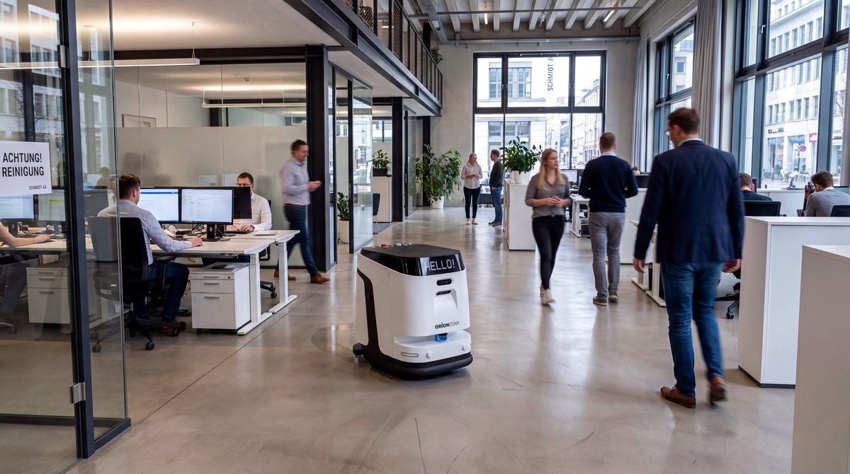 CleaniBot K1 im Einsatz