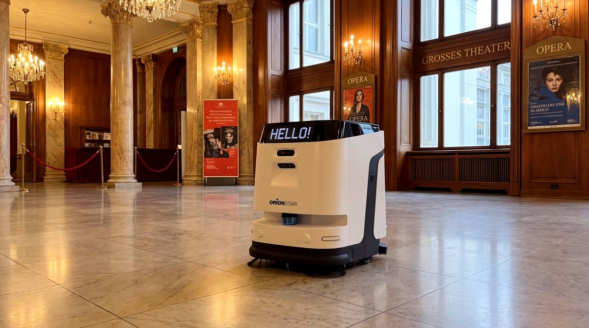 CleaniBot K1 im Einsatz