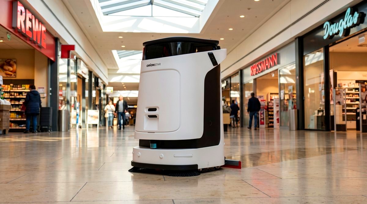 CleaniBot M1 im Einsatz