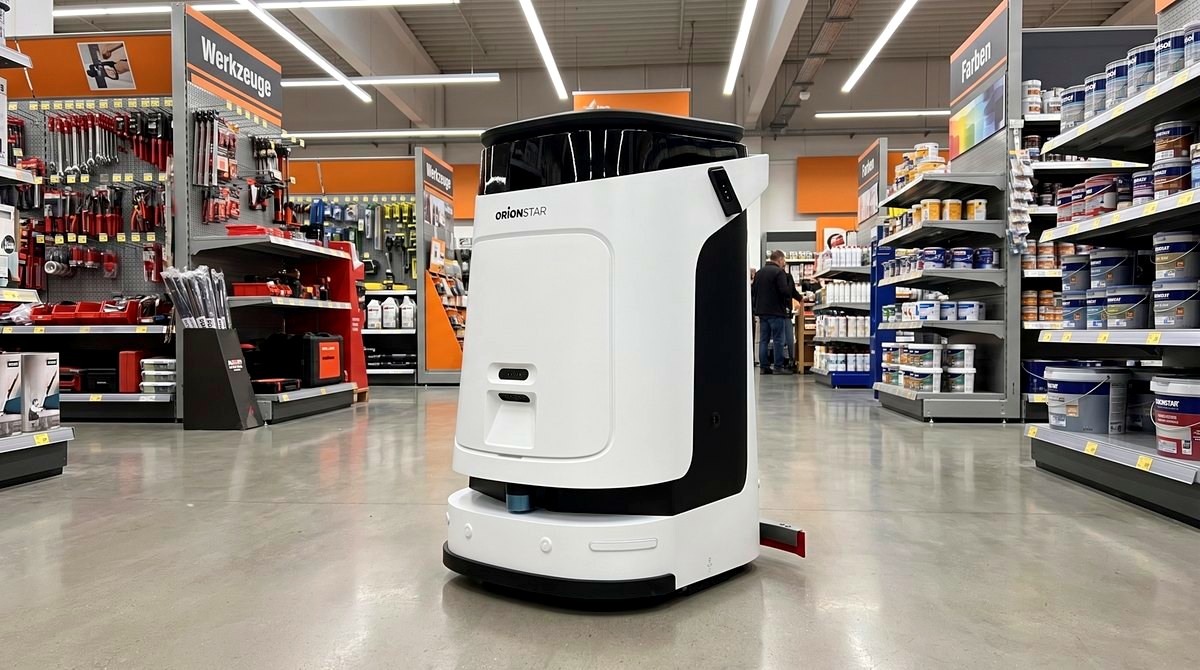CleaniBot M1 im Einsatz