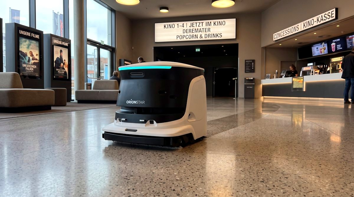 CleaniBot S55 im Einsatz