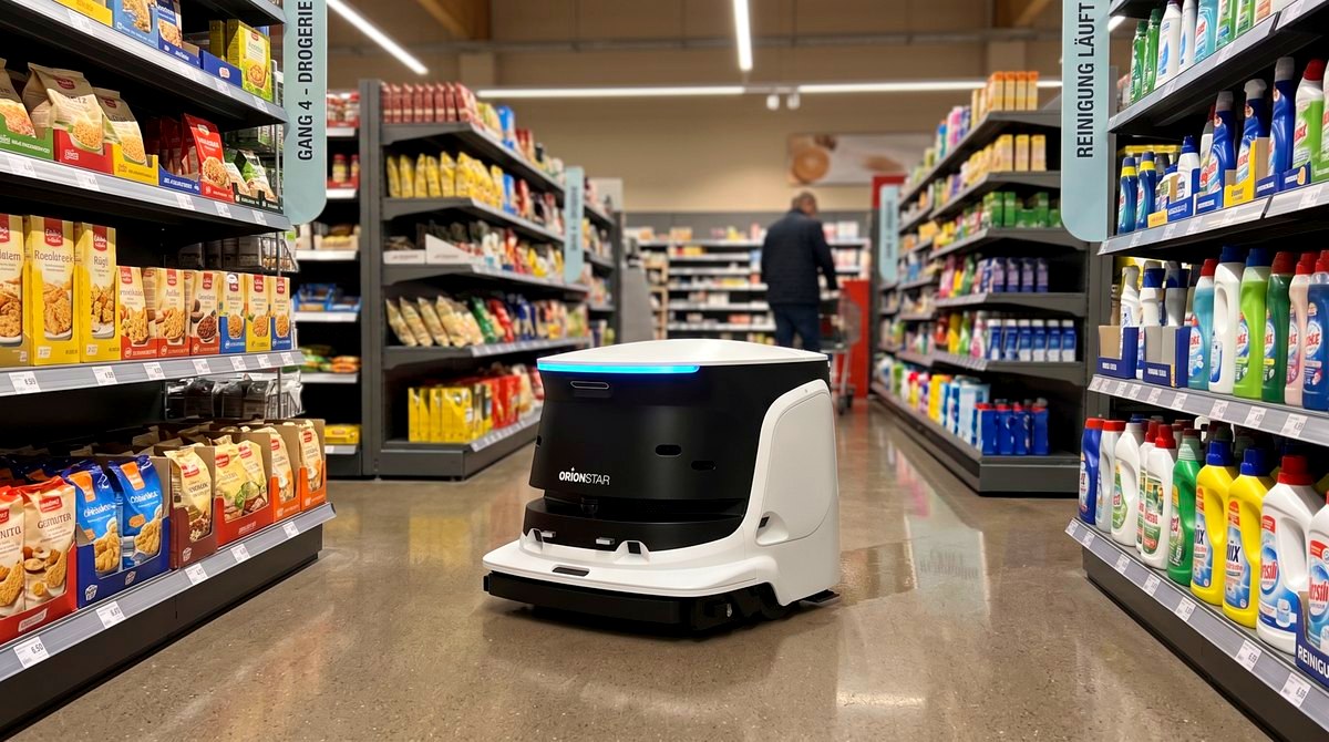 CleaniBot S55 im Einsatz