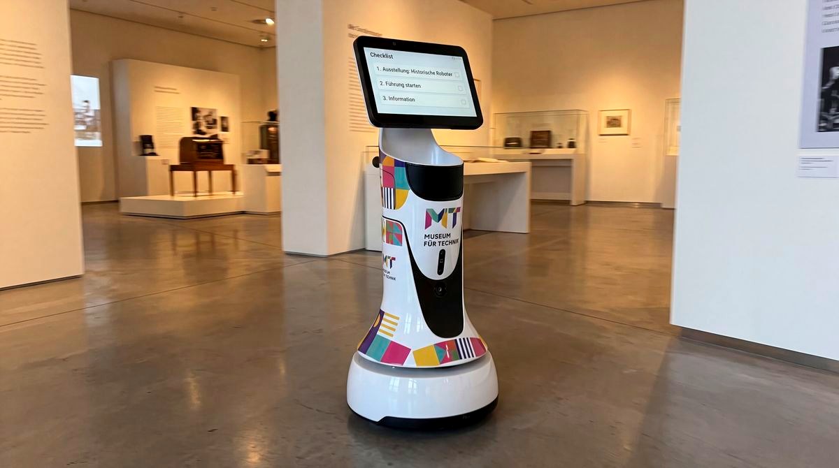 GreetingBot Mini im Einsatz