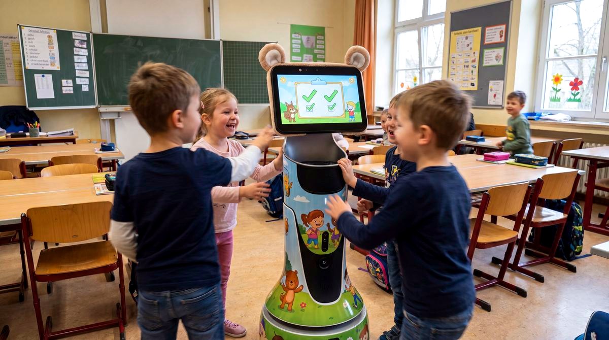 GreetingBot Mini im Einsatz
