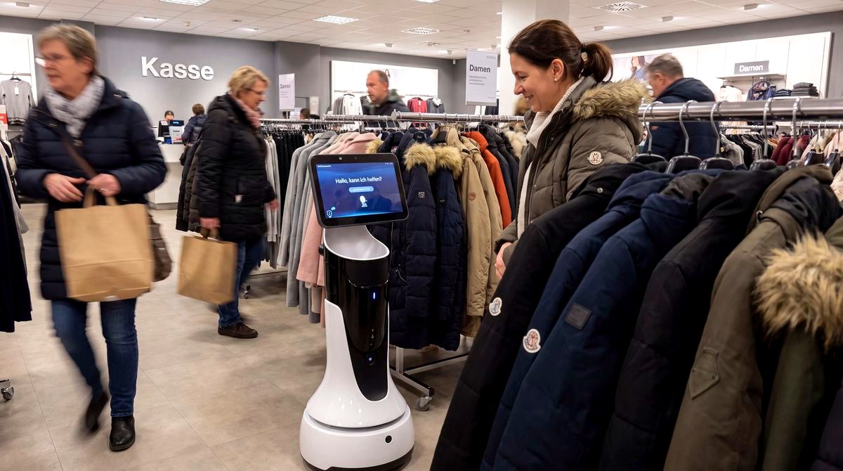 GreetingBot Mini im Einsatz