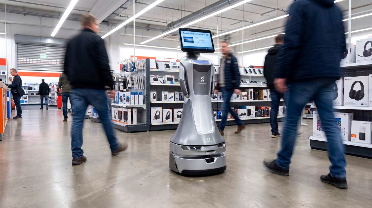 GreetingBot Nova im Einsatz