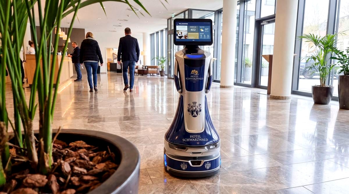 GreetingBot Nova im Einsatz