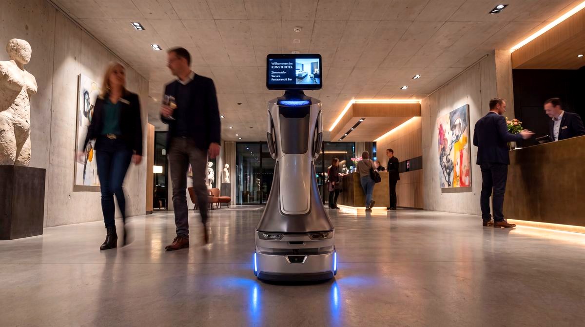 GreetingBot Nova im Einsatz