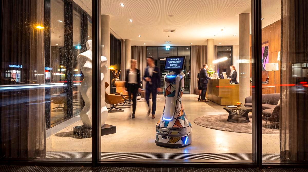GreetingBot Nova im Einsatz