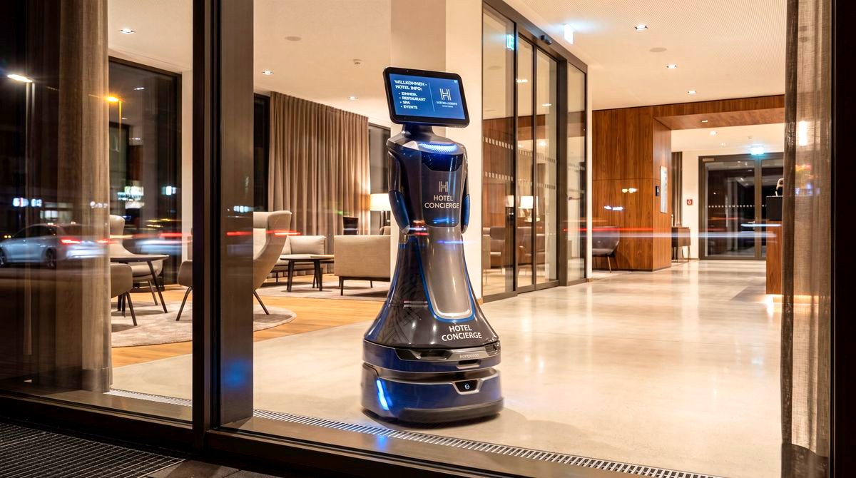 GreetingBot Nova im Einsatz